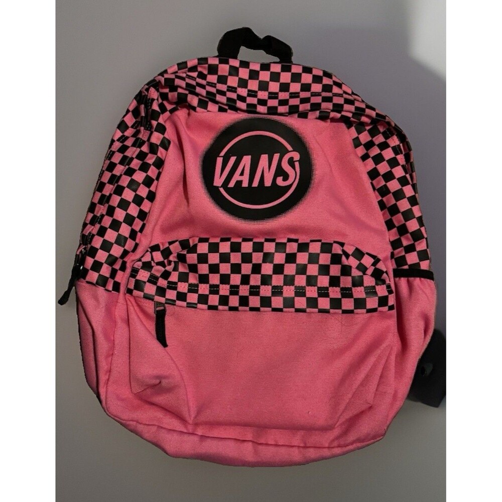 EUC Vans Realm Taper Off Azalea Pink Backpack School Pack